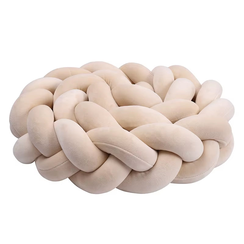 1-4 M Baby Bed Protector Infant Cradle Pillow Cushion Braid Knot Bumper Crib Bumper Room Decor Tresse Tour De Lit Bebe